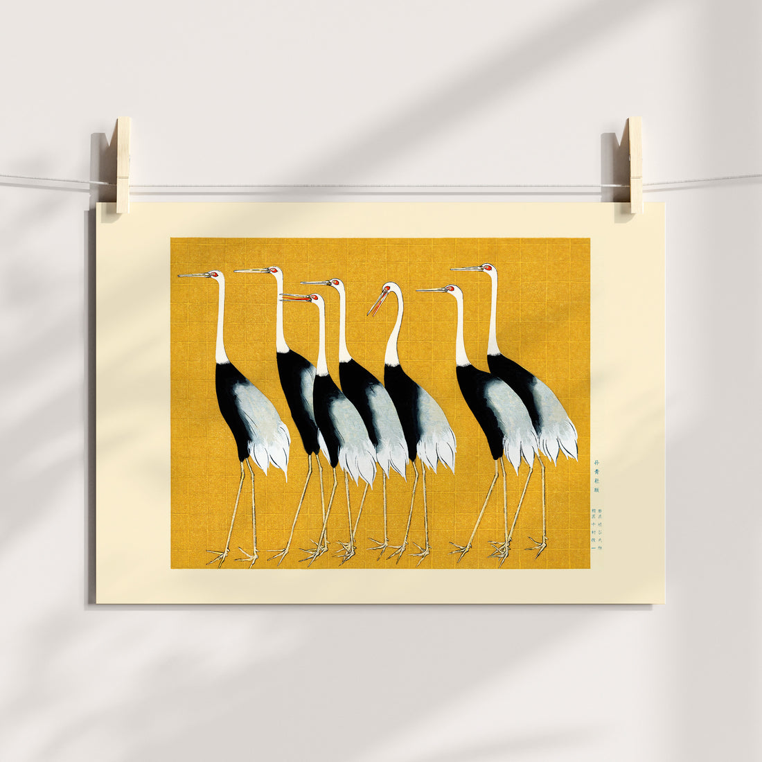Flock of Cranes Printable Art