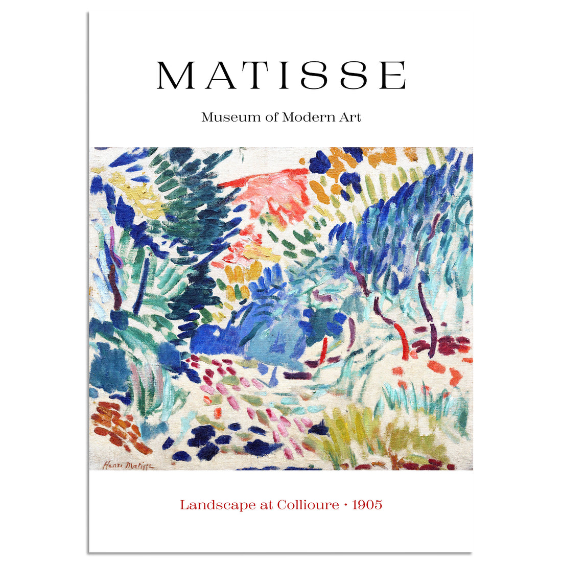 Matisse Landscape at Collioure printable wall art