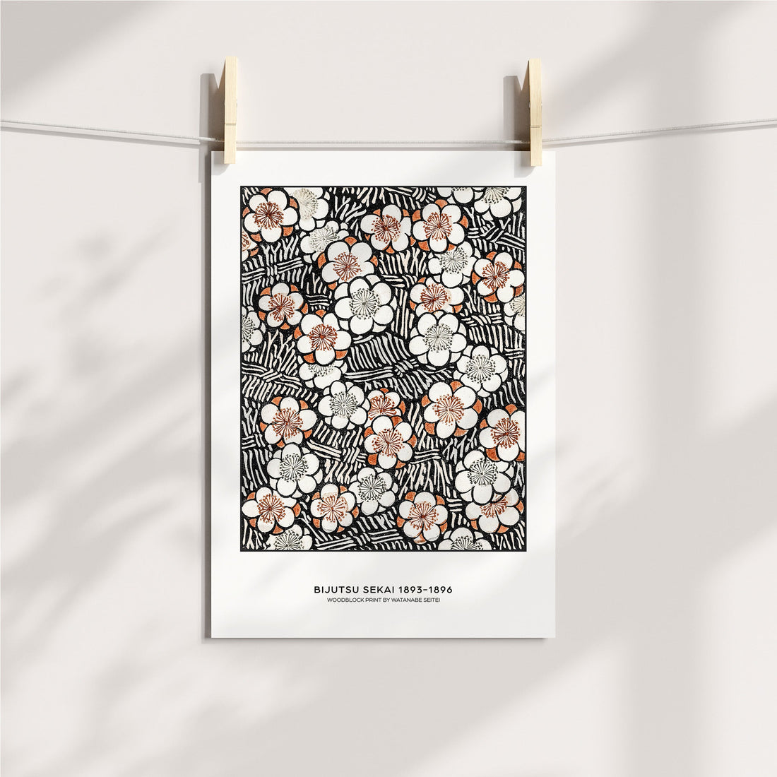 Cherry Blossom Pattern Printable Art