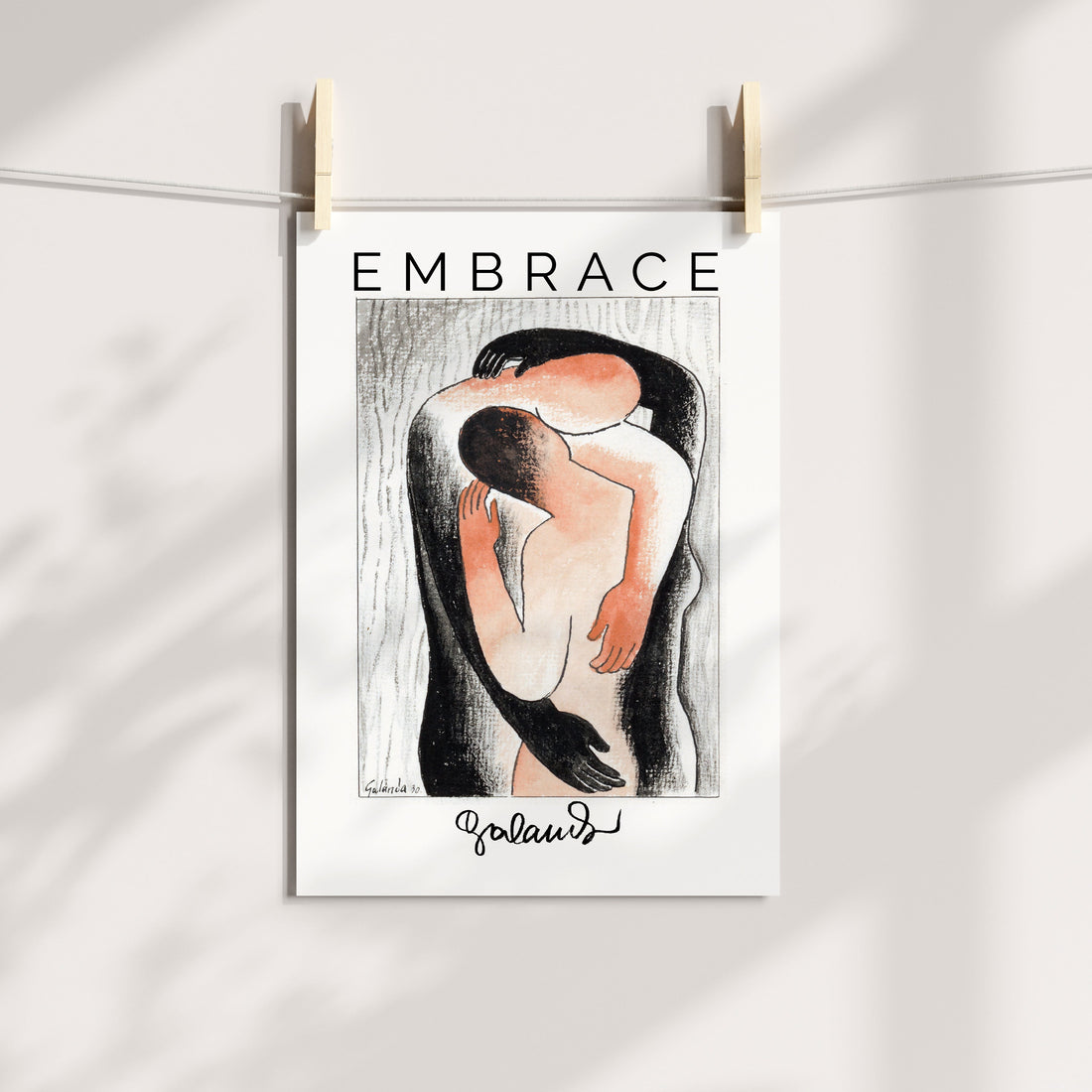 Embrace - Gallery / Exhibition Poster Printable Art